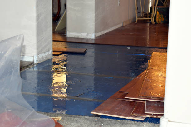 Professional Water Damage Restoration technician working in Glasgow, OR